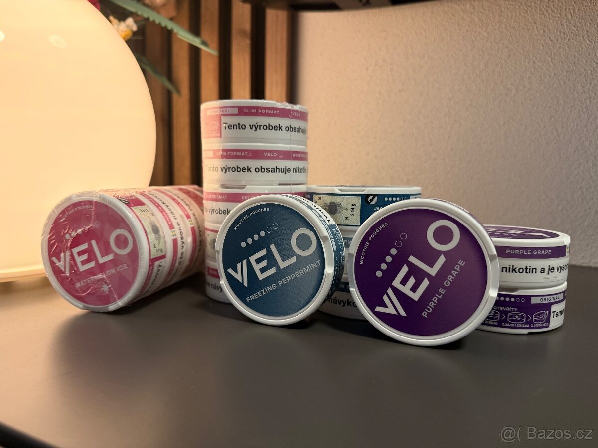 VELO nikotinové sáčky – výprodej se slevou 💥