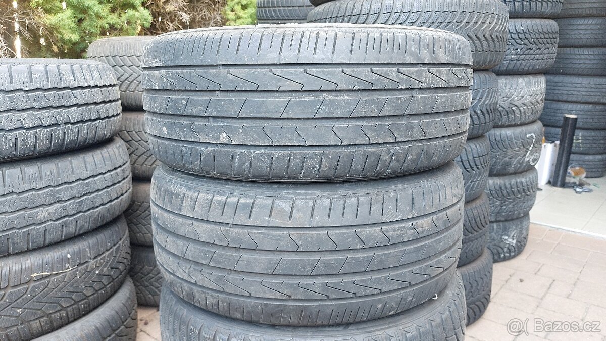 Pneu letní, 2 ks, rozměr 215/45/17, 91V, zn. HANKOOK
