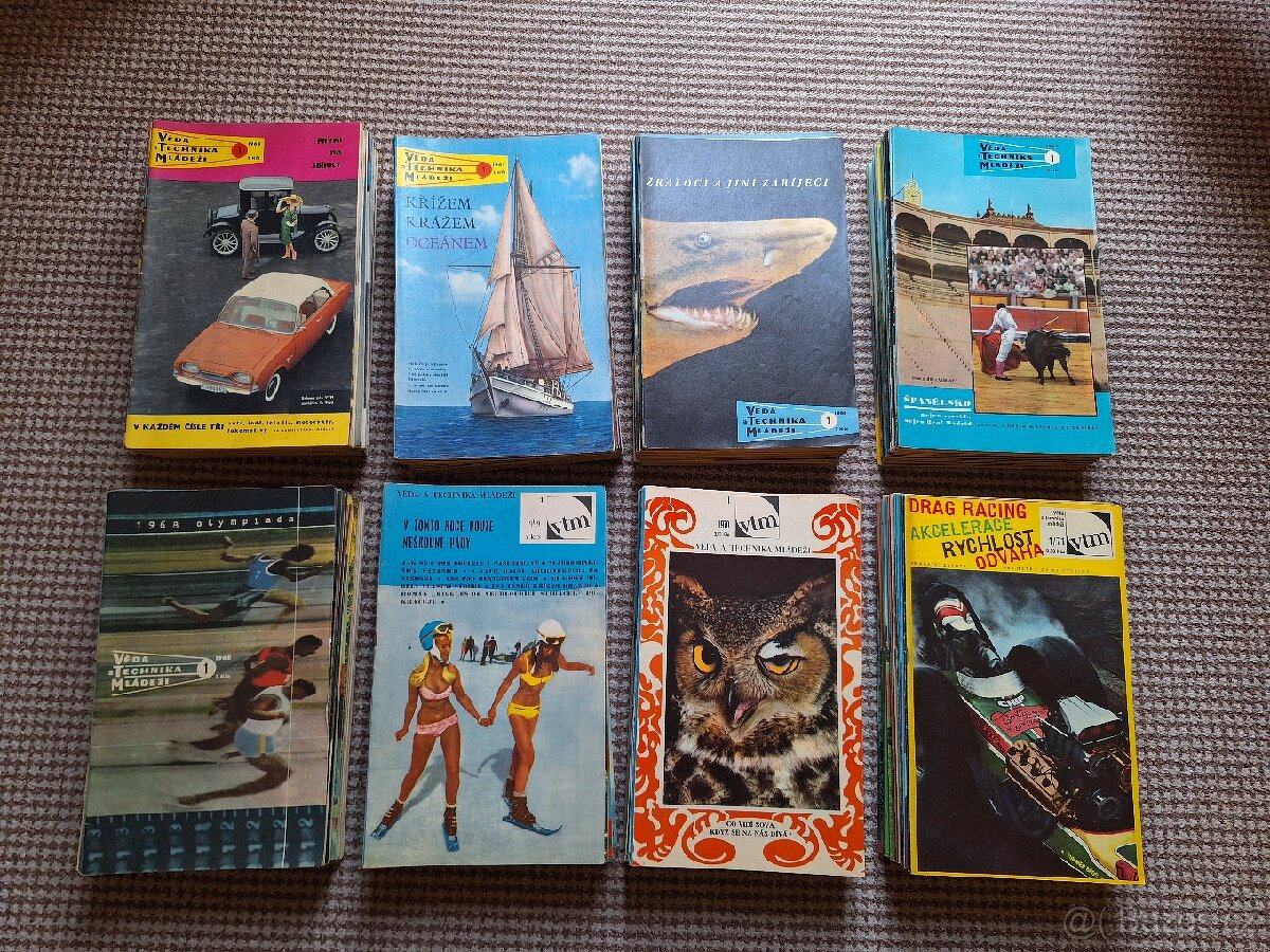 Věda technika mládeži 1964 až 1969 (ročníky 18 až 23)