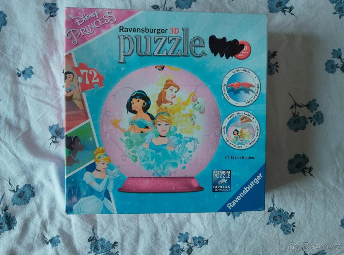 3D puzzle princezny
