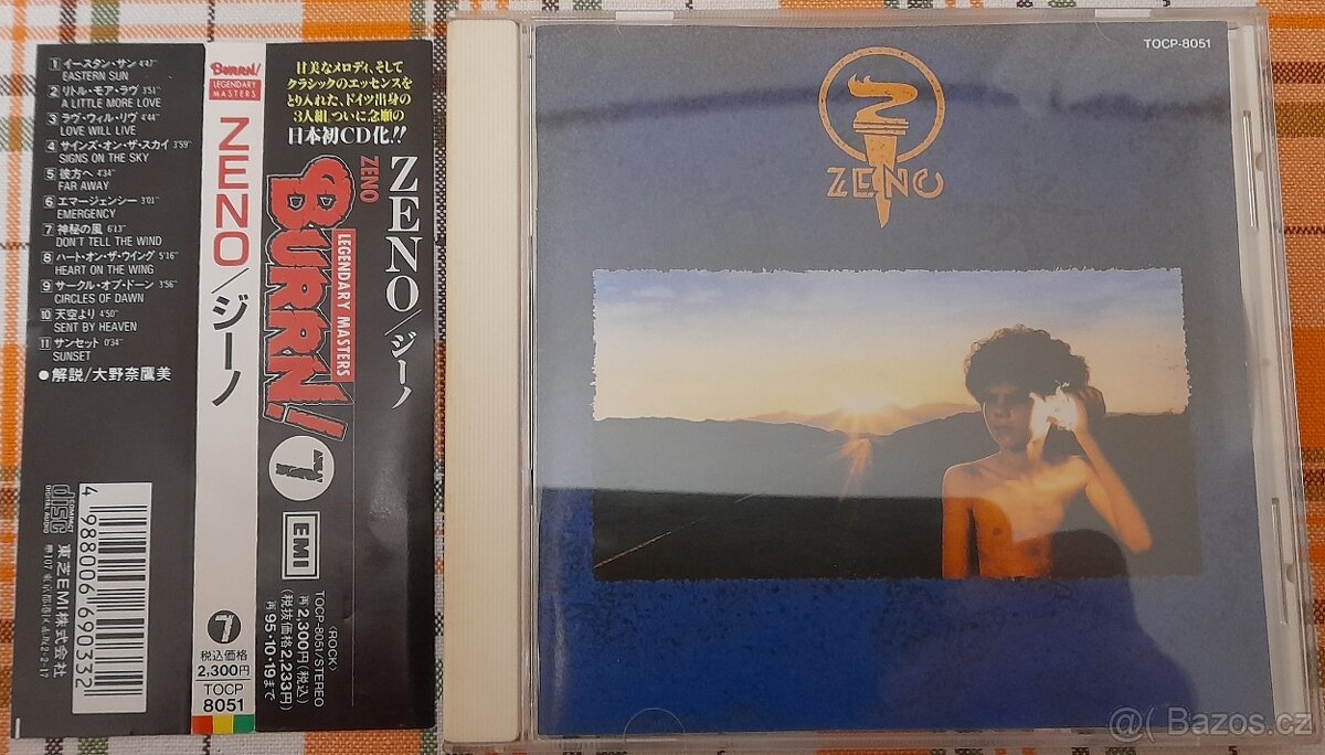 CD ZENO - ZENO 1986 JAPAN 1. PRESS BURRN