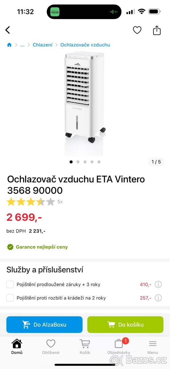 Ochlazovač vzduchu ETA