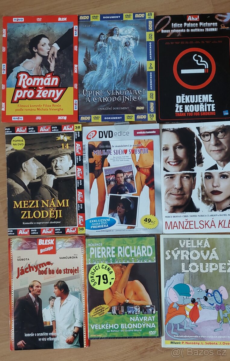 DVD mix filmů - papírový přebal