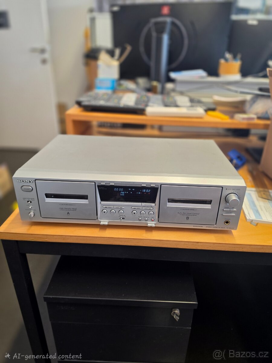 Magnetofon Sony TC-WE475 (dvojdeck)