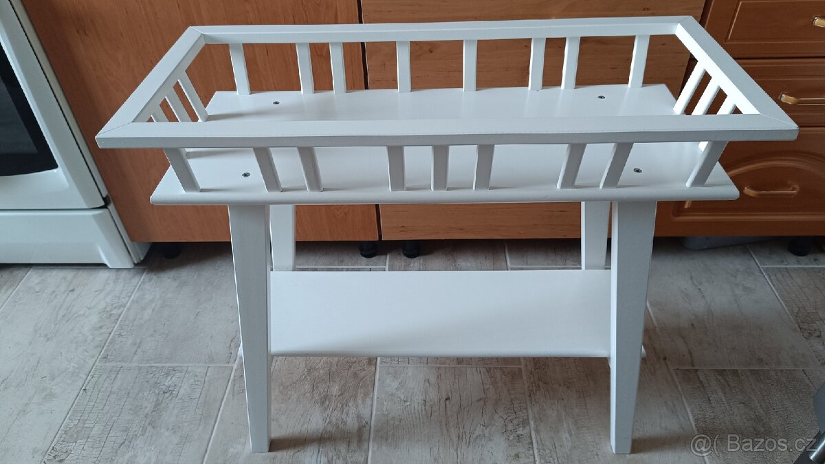 květinový podstavec bílý Ikea