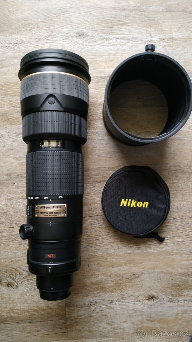 Prodám objektiv Nikon AF-S 200-400 MM