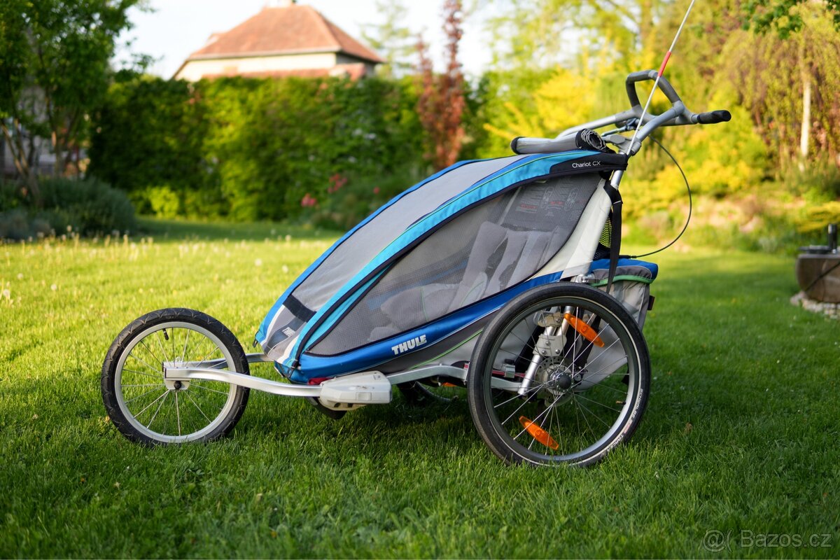 Thule Chariot CX2 – vozík za kolo, kočárek, jogging set