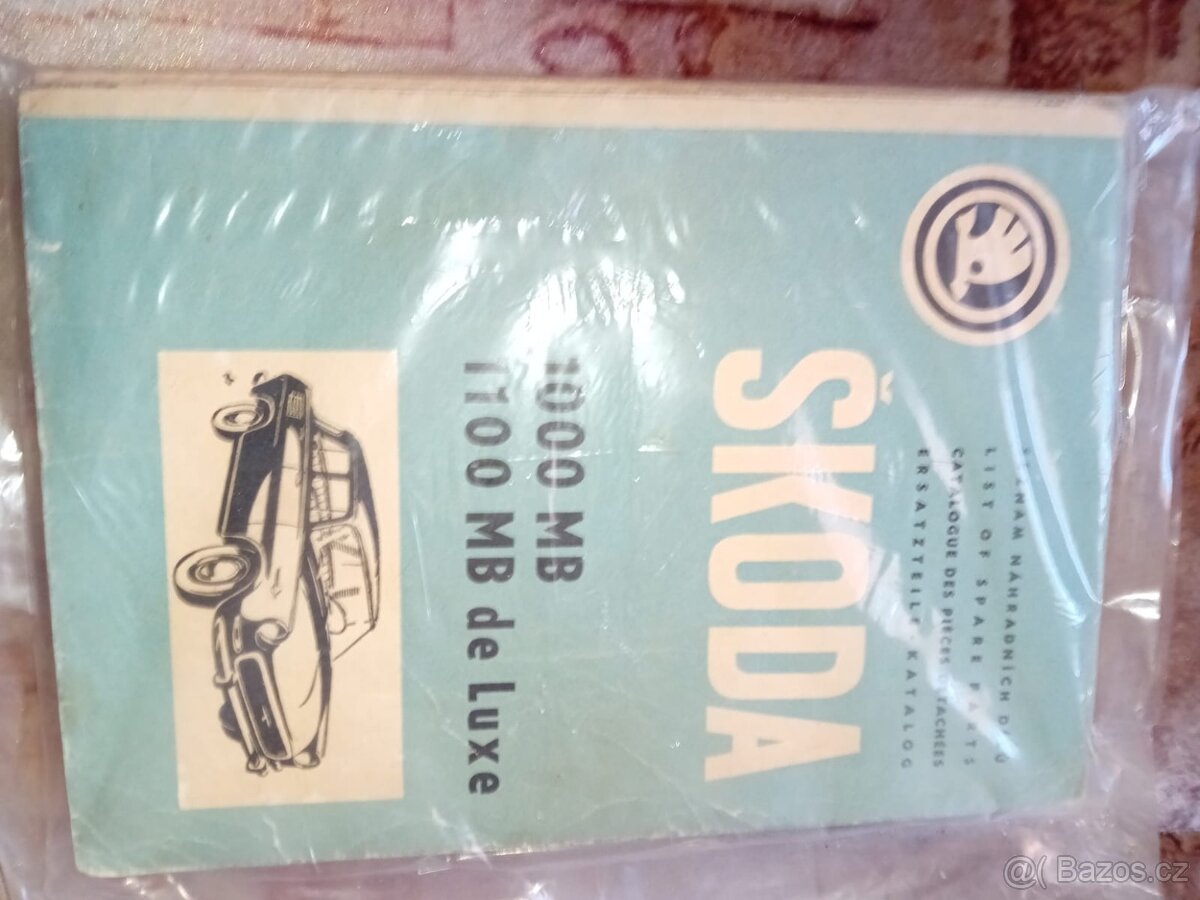 Seznam náhradních dílů Škoda 1000MB, 1100MB