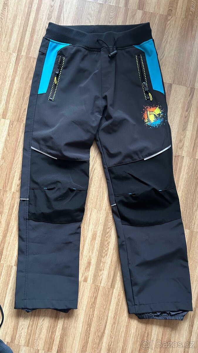 Softshellové nezateplené kalhoty Kugo 128