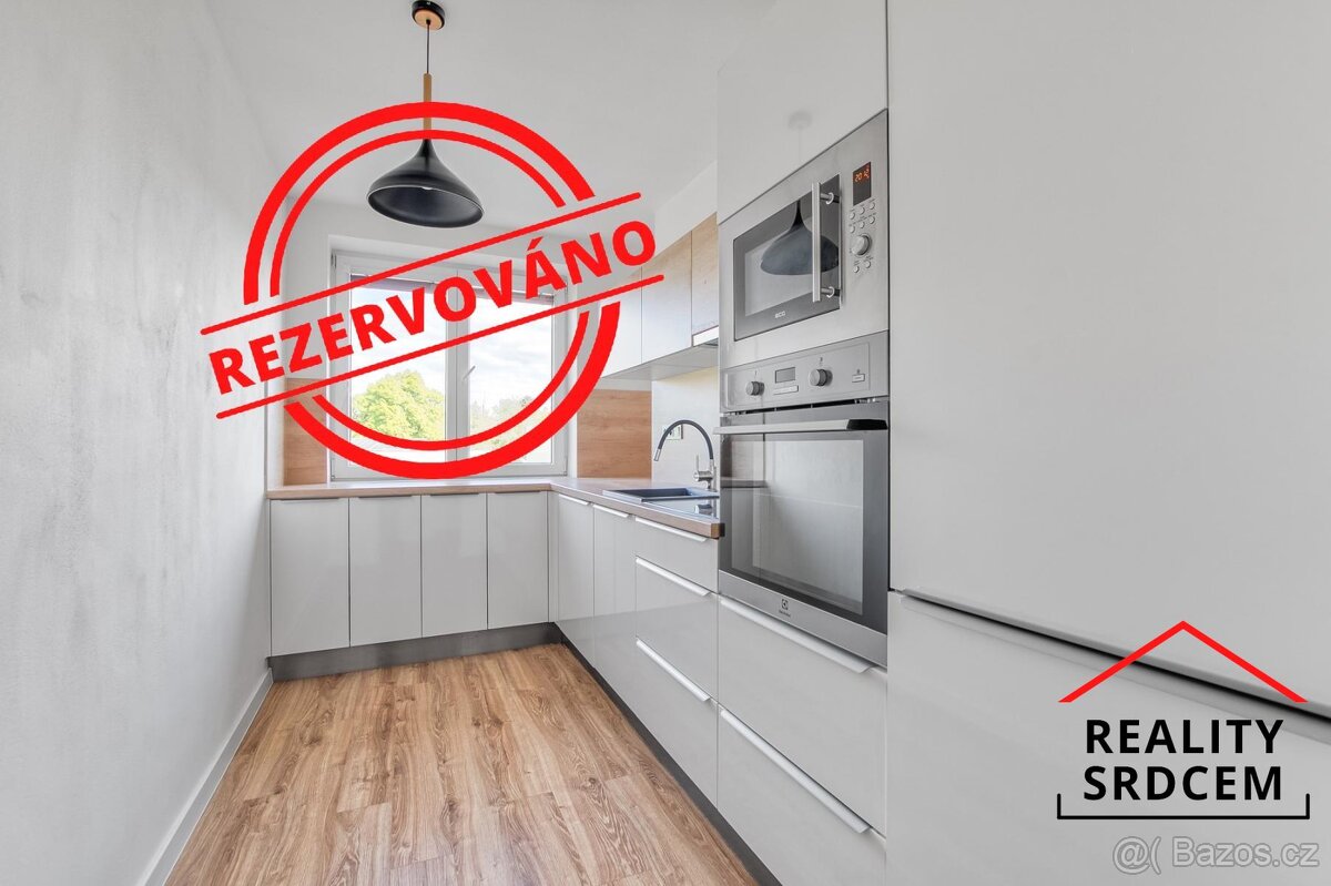 Pronájem zrekonstruovaného bytu 3+1 s lodžií, 73 m2, ul. Jiř