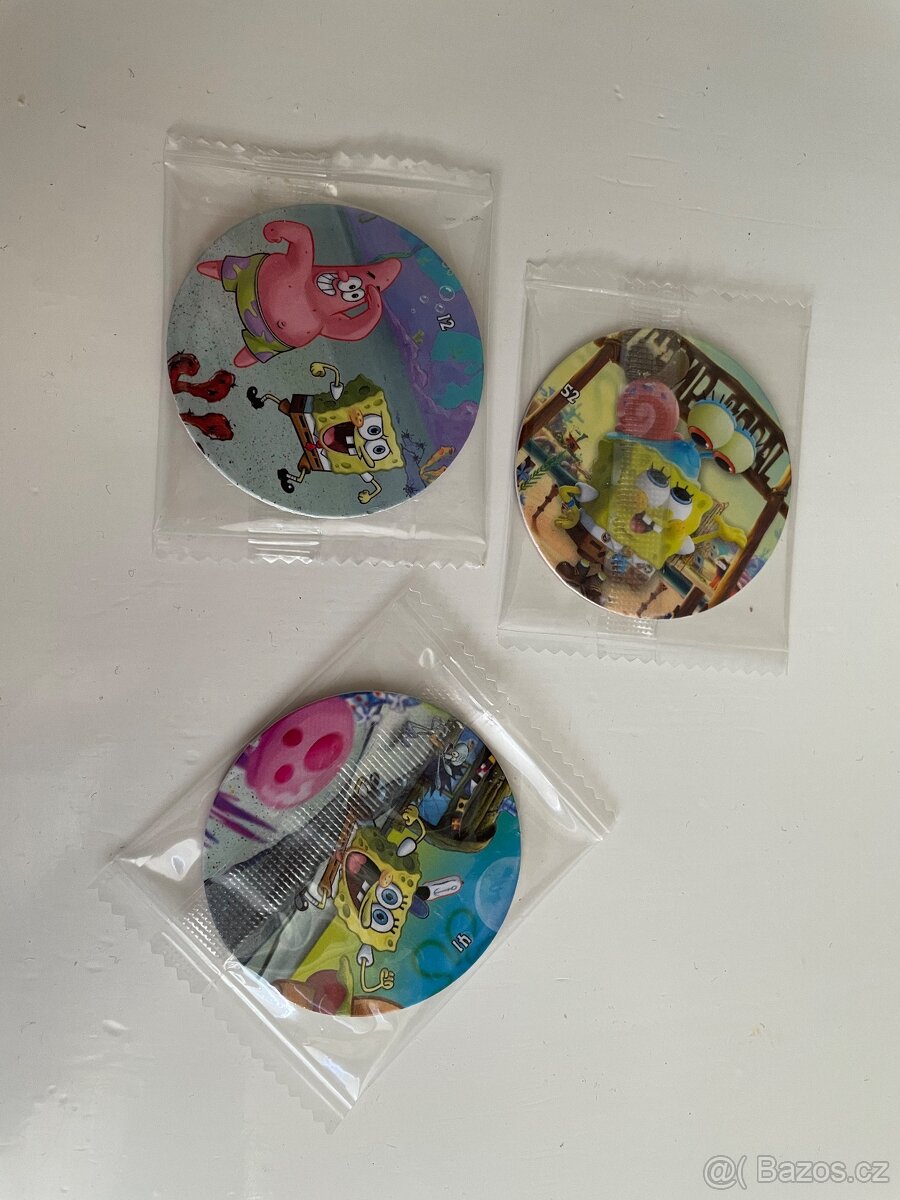 Žetony Spongebob + Justice league