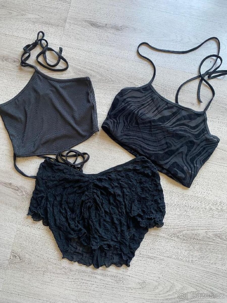 Krásné crop topy Amisu vel.38/M