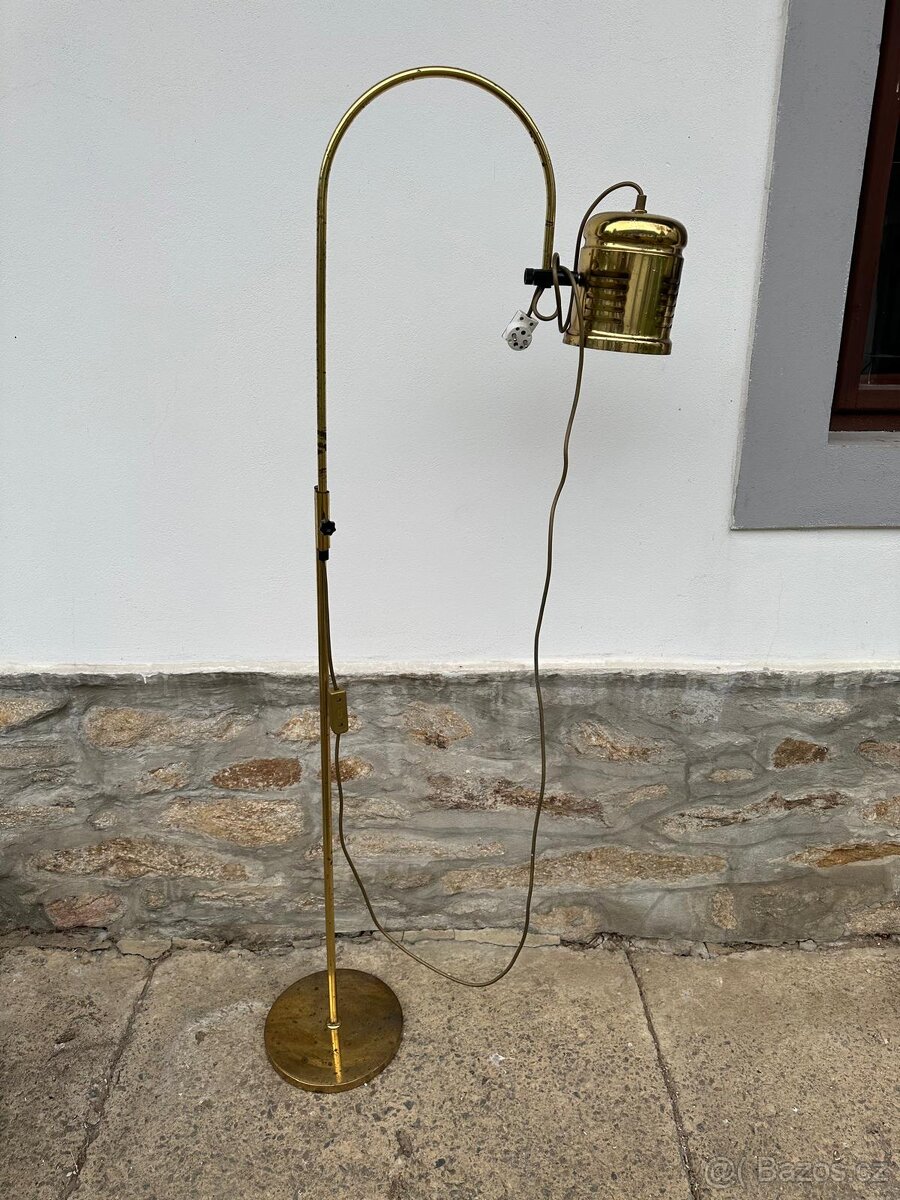 Mosazná retro lampa
