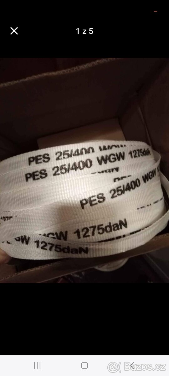Vazaci paska PES + vazaci spona