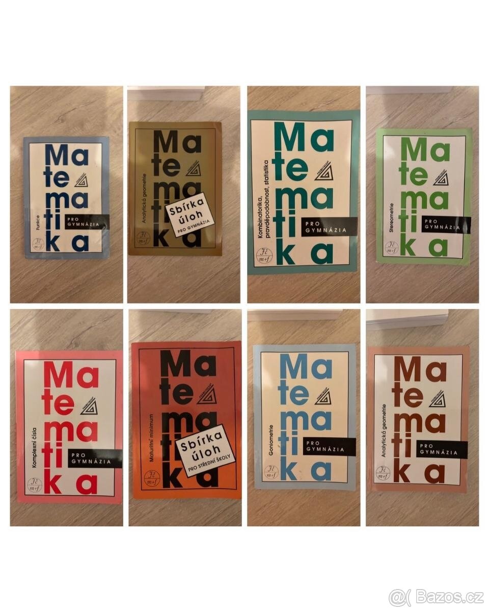 Učebnice matematiky pro gymnázia 8ks