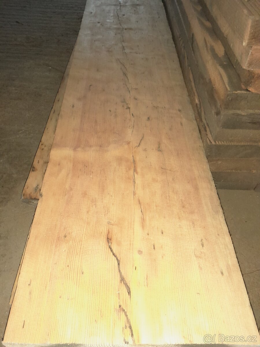 Prodám extra široké podlahové fošny.