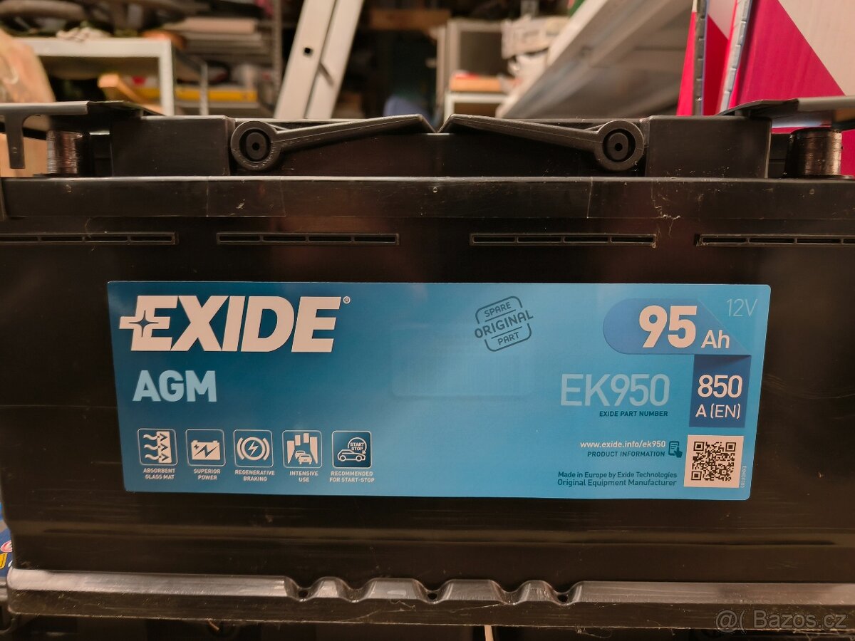Autobaterie nová 12V ERA, EXIDE, Bosch