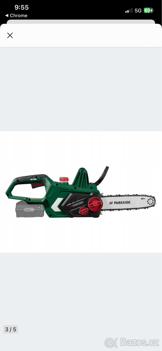 aku řetězová pila PARKSIDE PKSA 20-Li D4