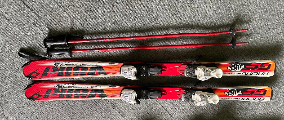 Lyže dětské + hole