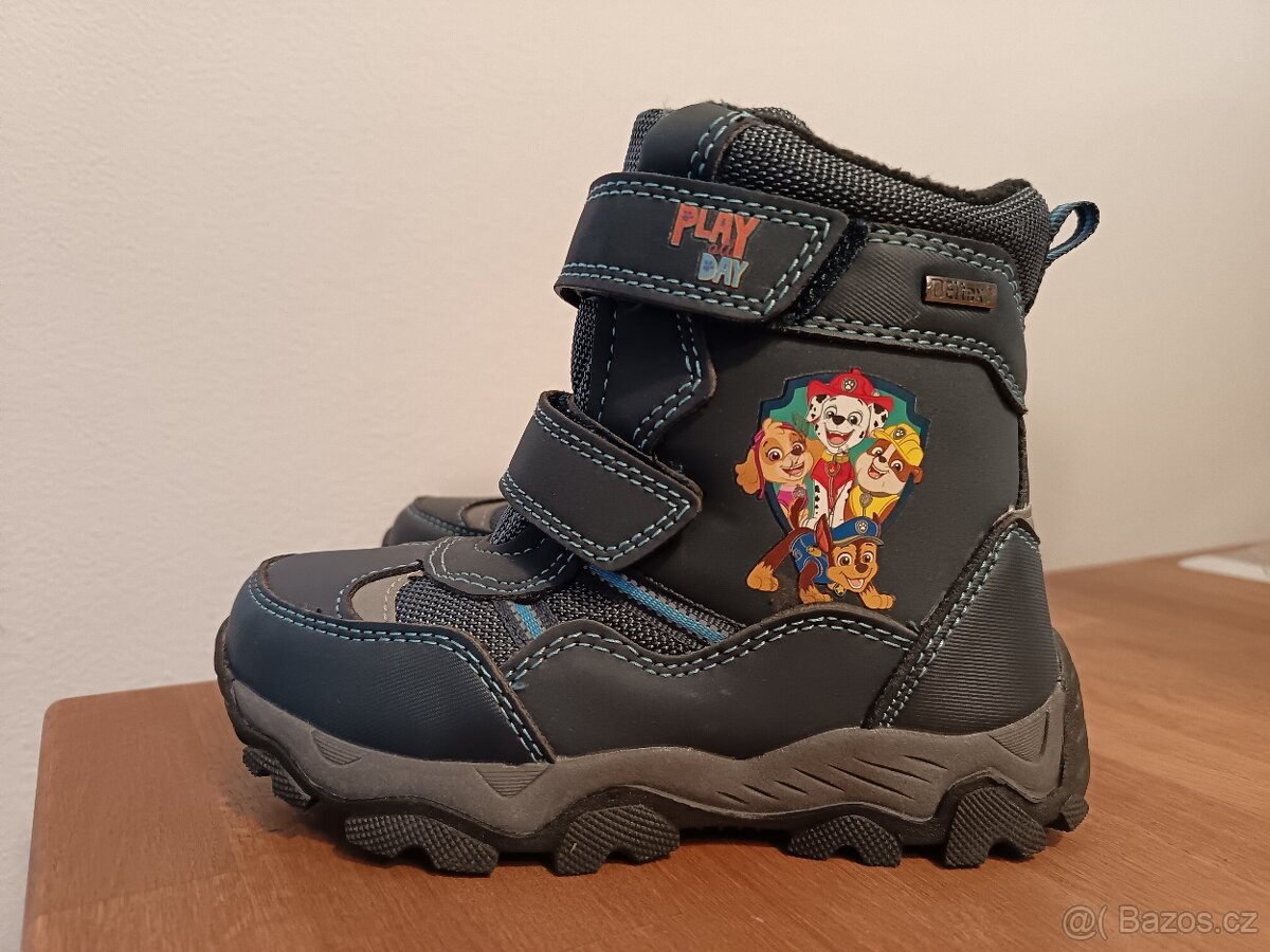 Dětské zimní boty Tlapková patrola, velikost 28, nové