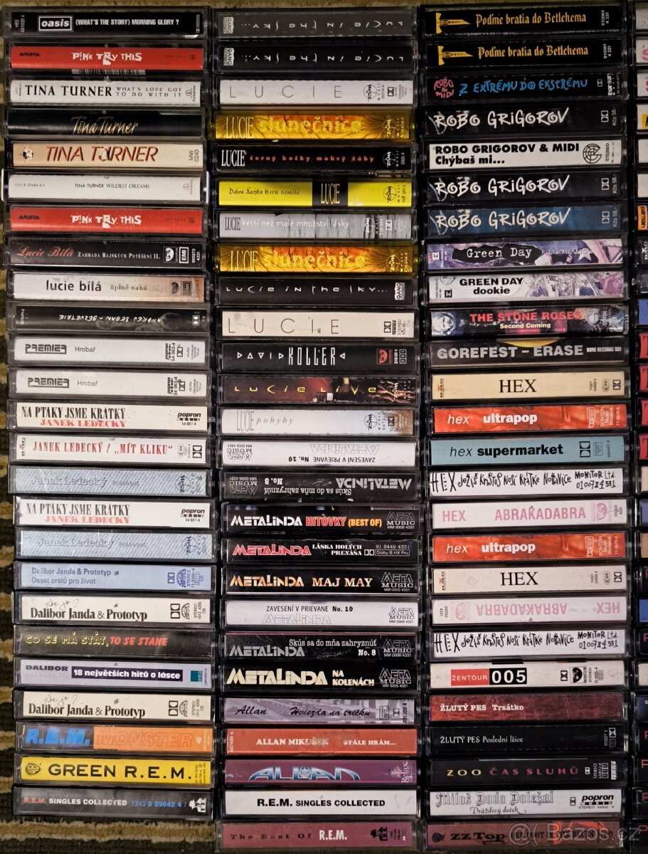 MC kazety originalky Sk,CZ, pop,rock