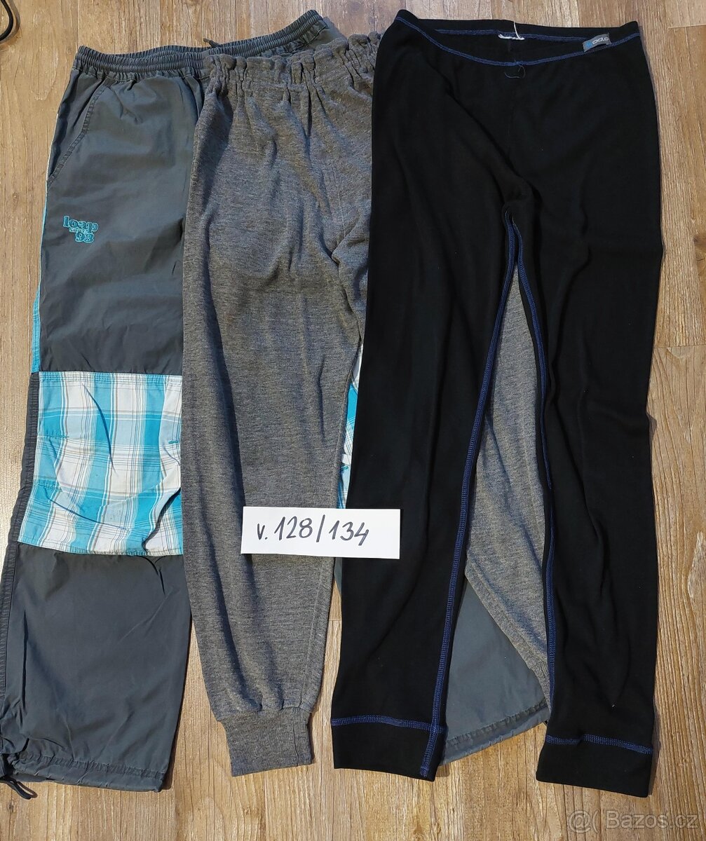 Dětské tepláky vel. 128/134, 140/146, 146/152, 164