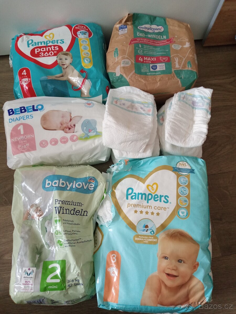 Plenky mix velikostí