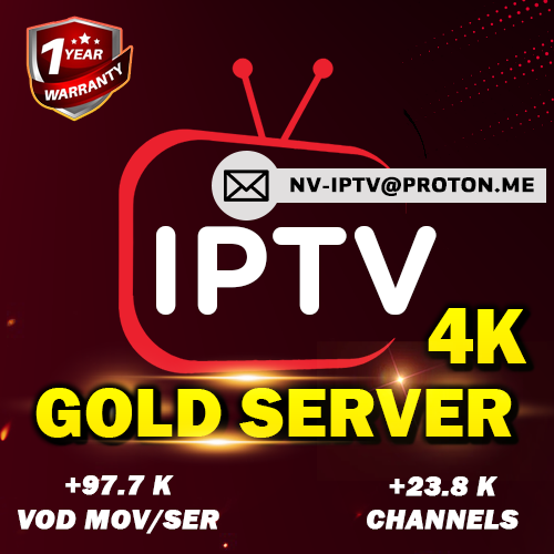 IPTV GOLD Server 4k UHD + VOD