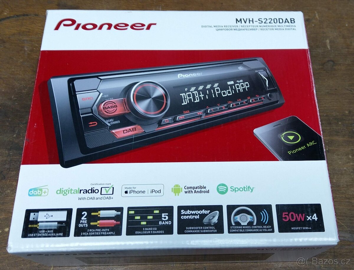 Pioneer MVH-S220DAB USB MP3