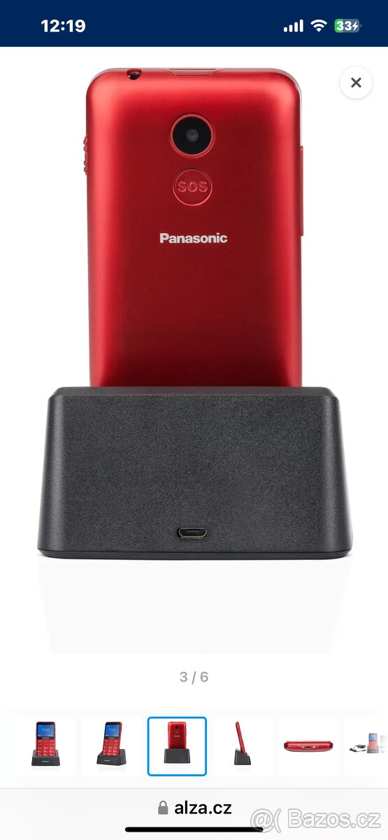Panasonic tel pro seniory