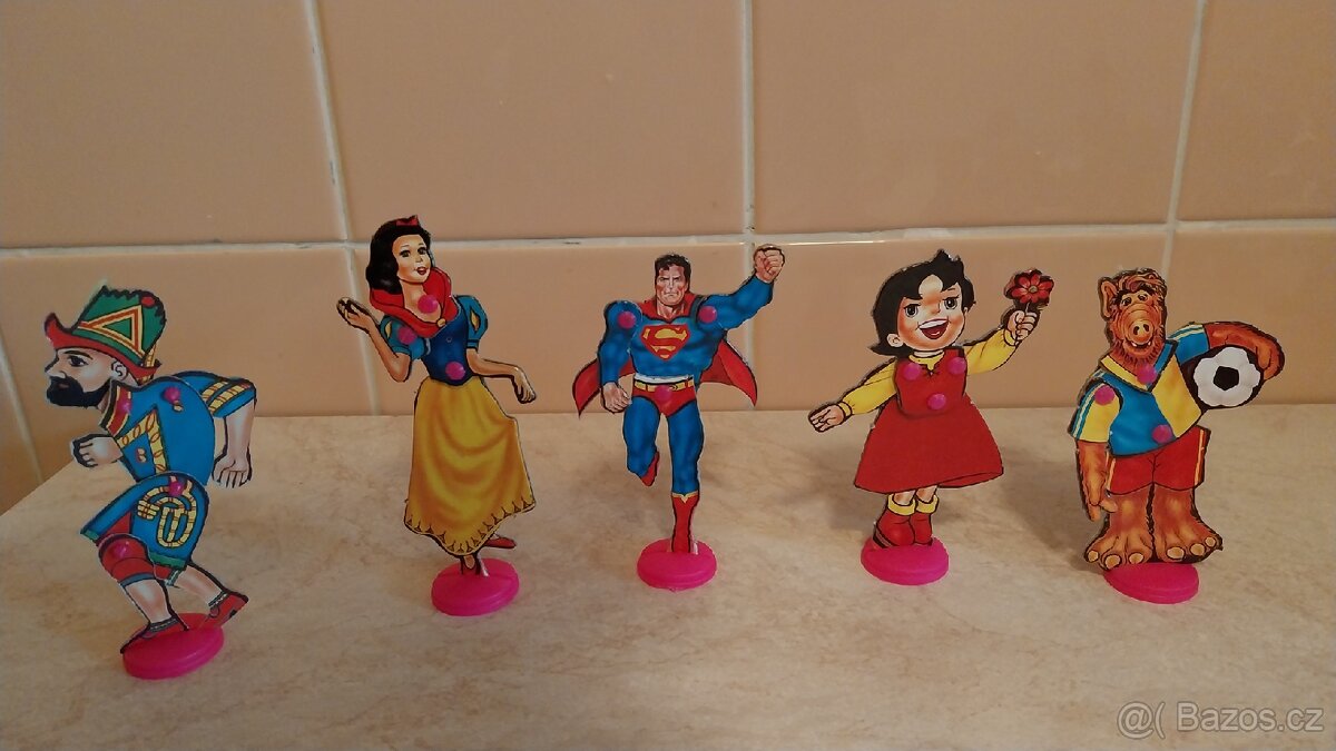 KUKLA MUKLA pohyblivé figurky, KINDER postavičky