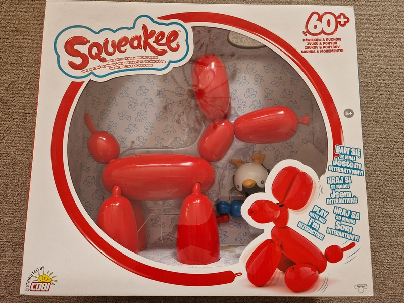 SQUEAKEE balónkový pes
