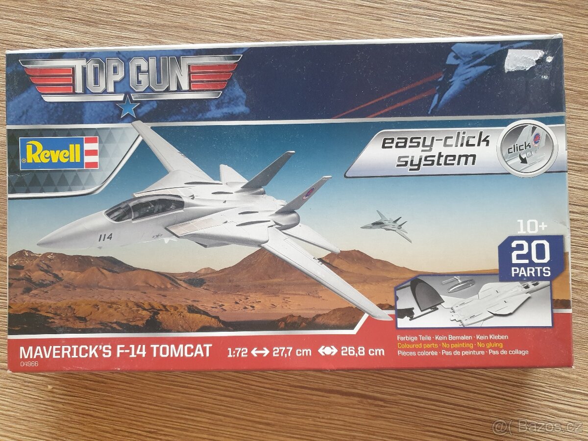 Letadlo-stíhačka-stavebnicový model TOP GUN - NOVÉ