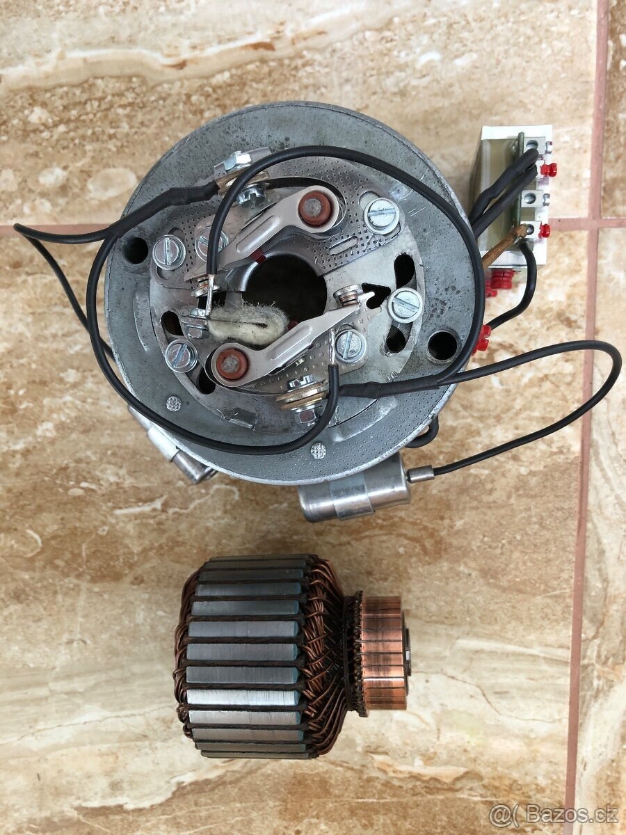 Jawa 350 / 634, ČZ 175 - zapalování 6V 75W po GO mínus pól