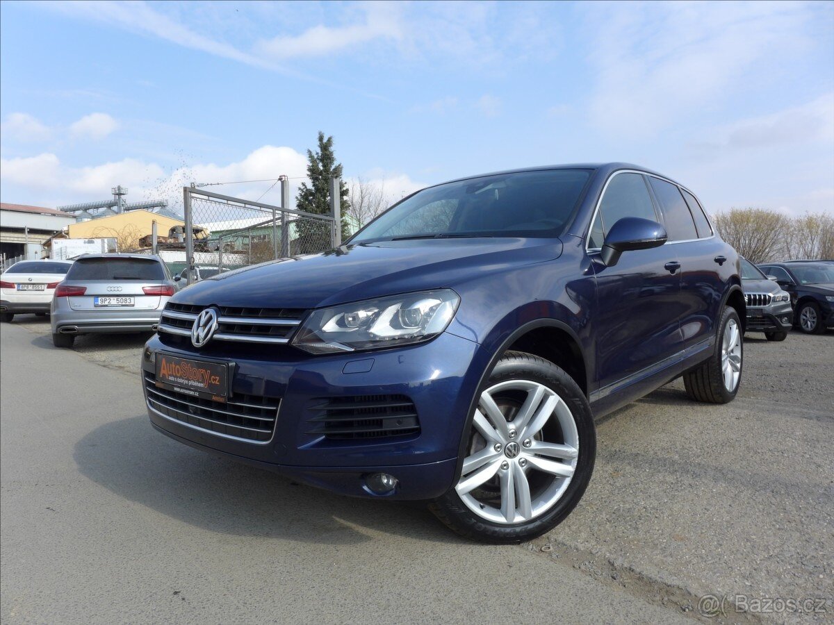 Volkswagen Touareg 3,0 TDi KŮŽE,NAVI,VÝHŘEV,1.MAJ