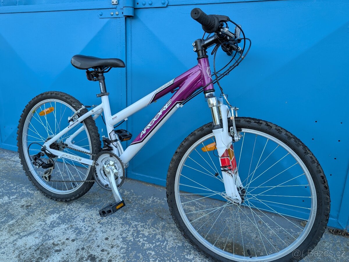 Nevyužité dětské kolo Arcore Violette 24
