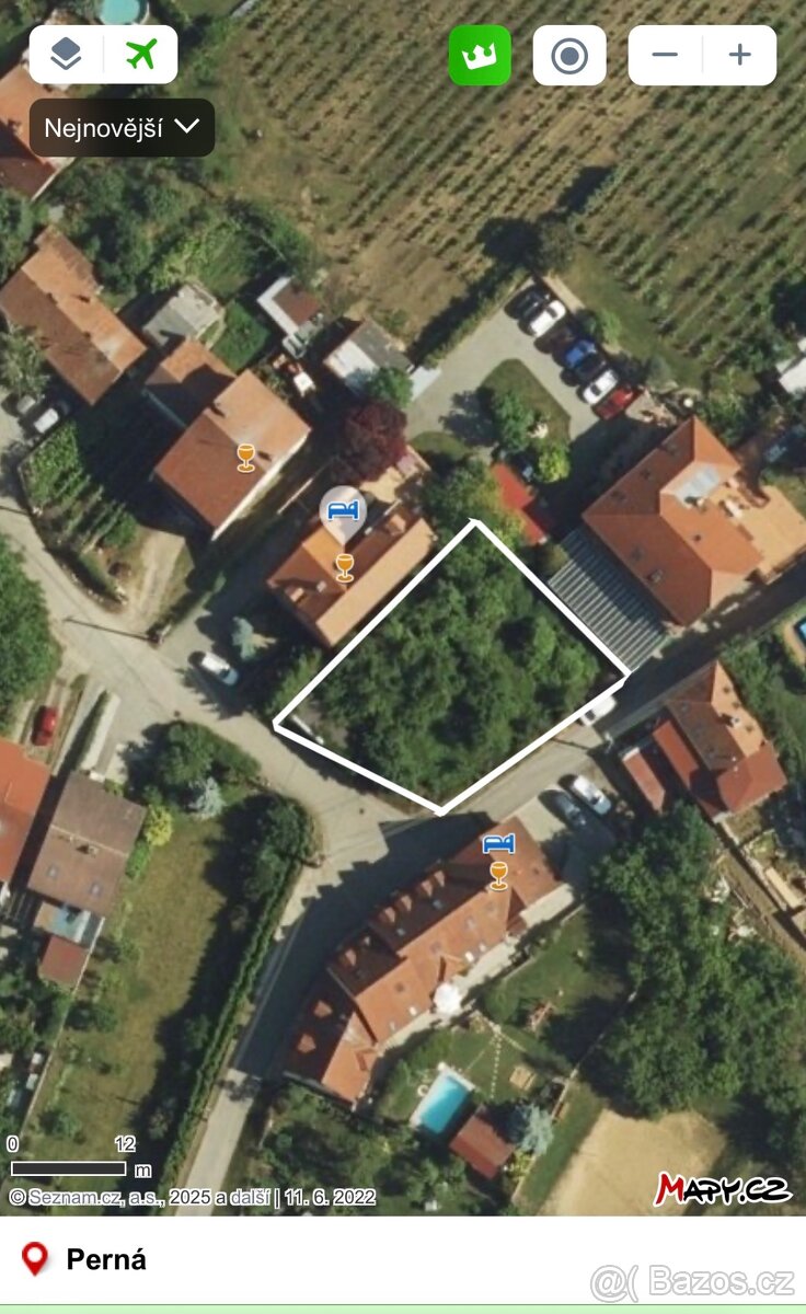 Stavební pozemek 615m2