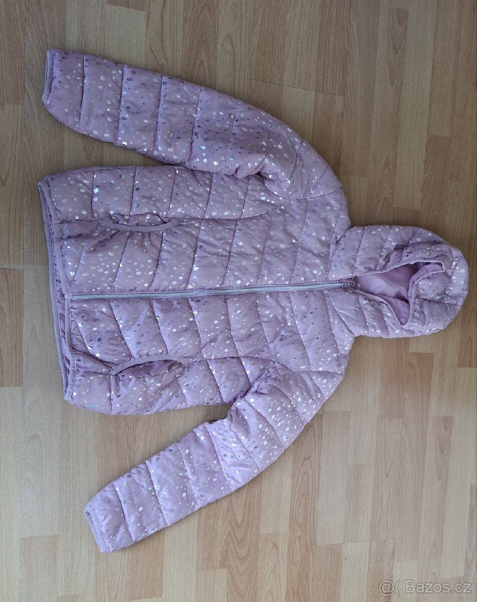 Dívčí přechodová bunda, vel. 152, spíš 146