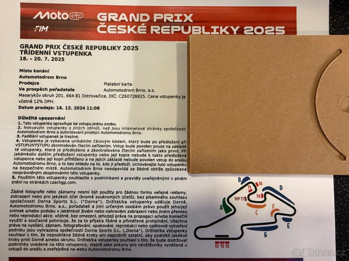 Lístek na grand prix junior 7-14 let