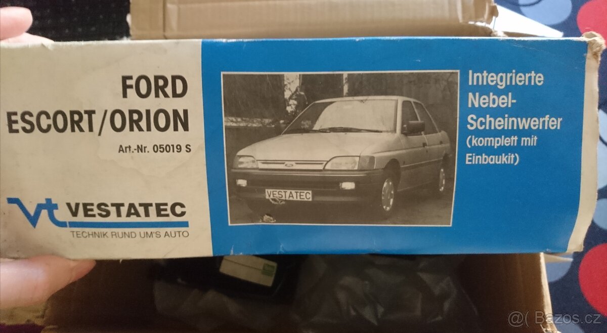 Ford Escort Mk5/Mk6 přídavné mlhovky Vestatec