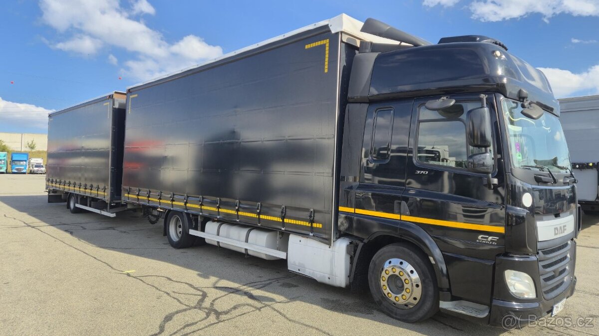 Prodám DAF CF 370 FA EURO 6 velkoobjemová souprava - prodejn
