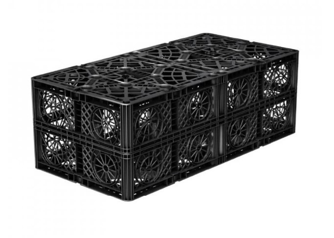 Trativodný vsakovací blok - Rainbloc