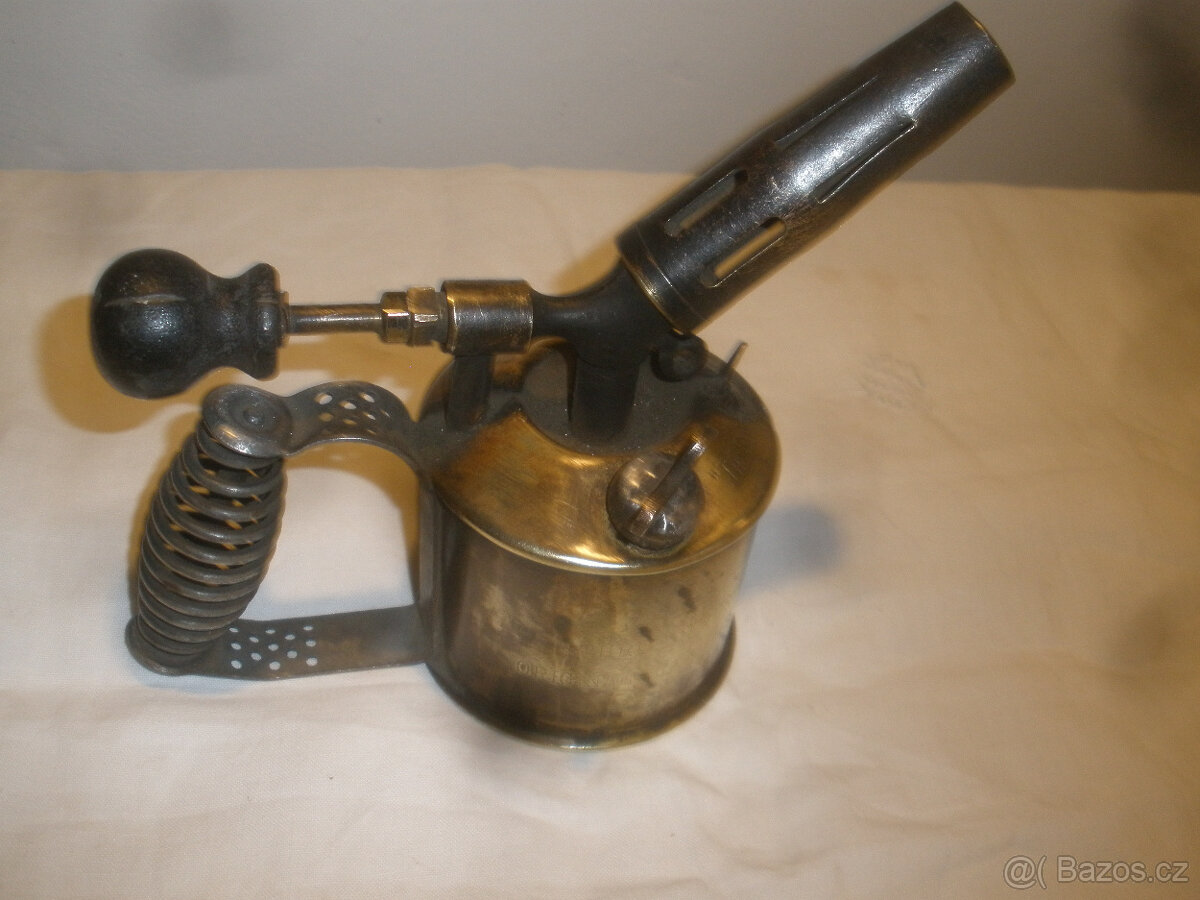 Stará mosazná lampa/letlampa/