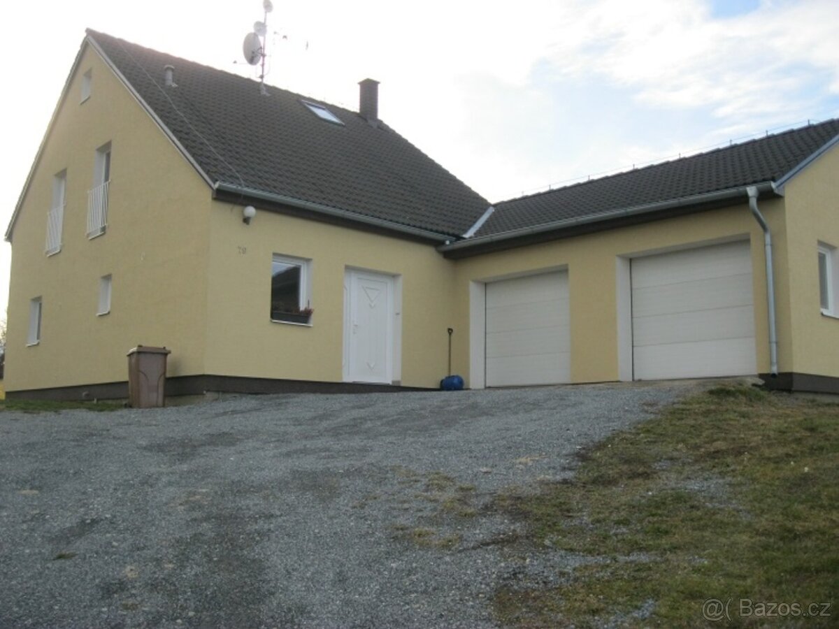 Prodej RD 4+1 s garáží Mastník u Třebíče, zahrada 1862m2