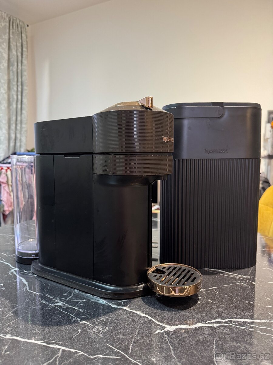 Nespresso Vertuo + Koš na kapsle