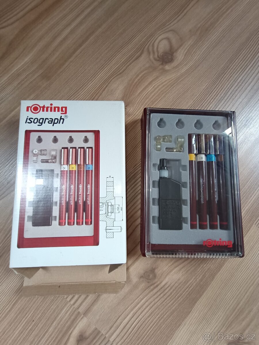 Sada technických per Isograph Rotring