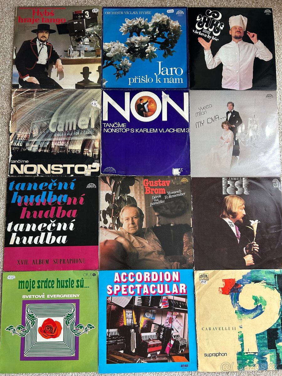 Gramodesky staré LP+SP