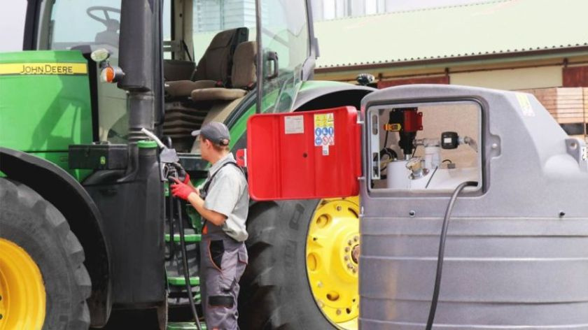 Dvouplášťová nádrž na naftu 1500 litrů