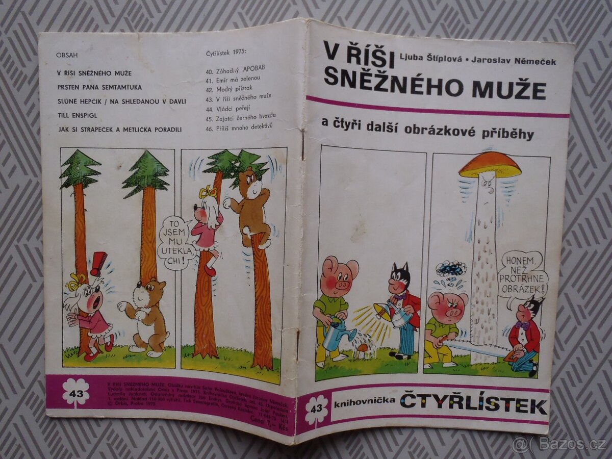 Čtyřlístek č.43 V říši sněžného muže