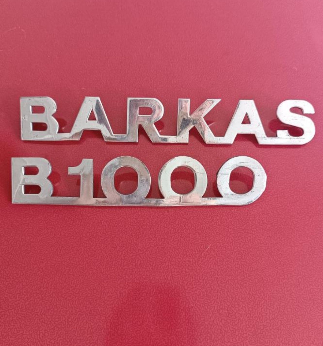 IFA Barkas B 1000 ORIGINÁL HLINÍKOVÝ NÁPIS
